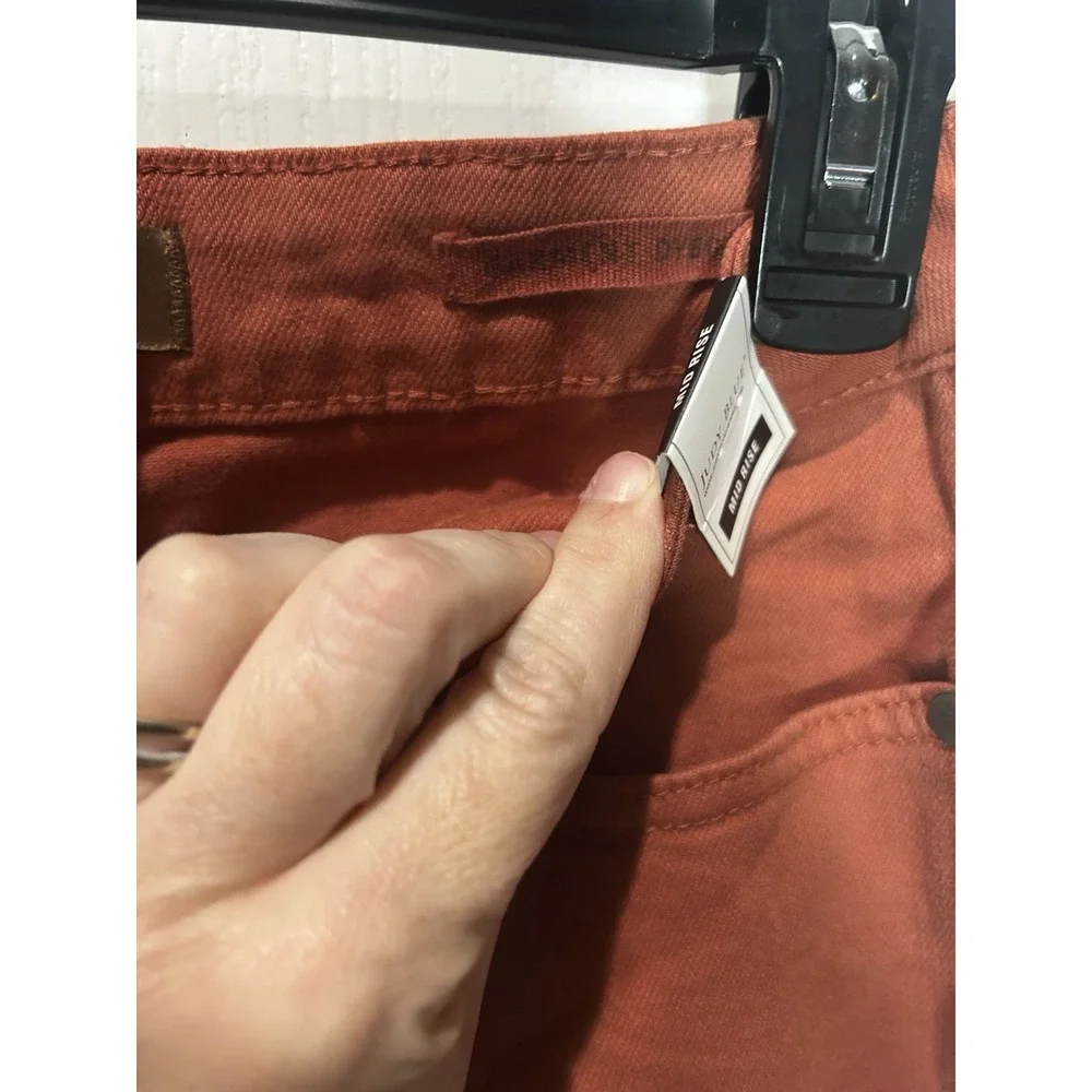 Judy Blue Terracotta Autumn Mid Rise Slim Bootcut Jeans Size 11/30 #JB88761 - Picture 3 of 6